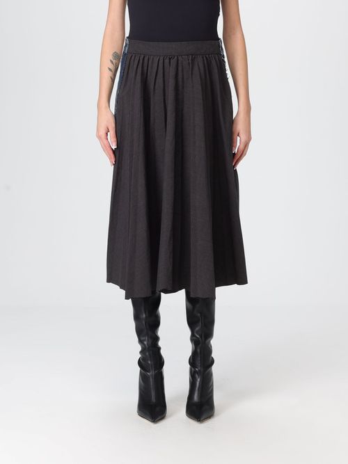 Skirt Woman color Black