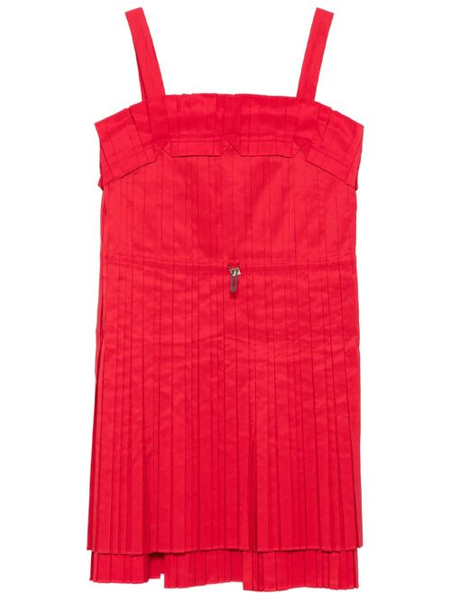 Pleated Mini Dress