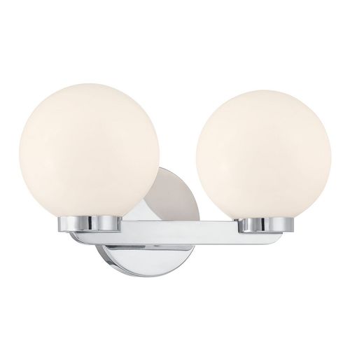 Chrome Bathroom Vanity Light from the Ardeva Collection
