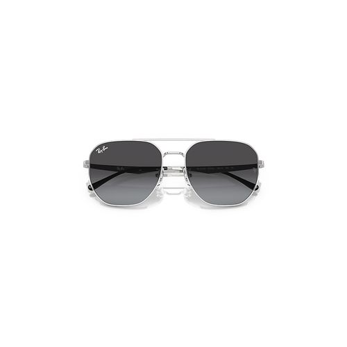 Ray-Ban Rb3724d Sunglasses Silver Frame Grey Lenses 59-18