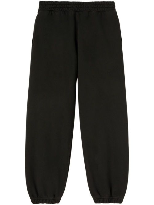 College cotton track pants - Black
