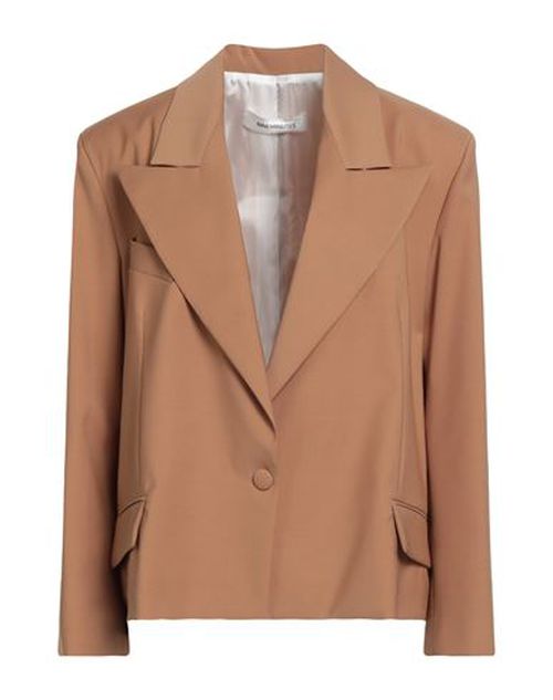 Woman Blazer Camel Size 8 Polyester, Wool, Elastane, Viscose