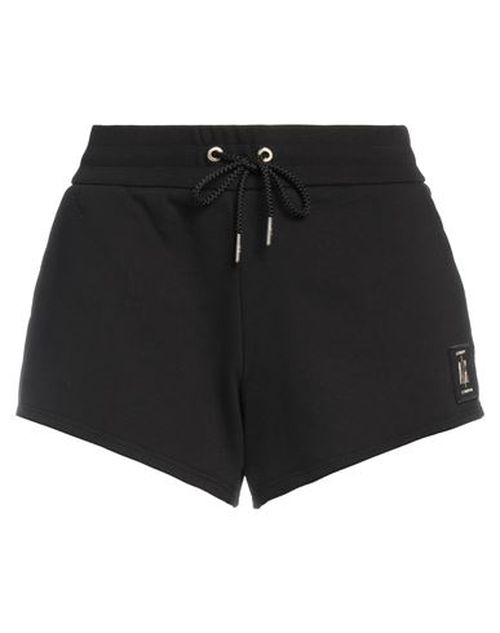 Woman Shorts & Bermuda Shorts Black Size M Cotton, Elastane