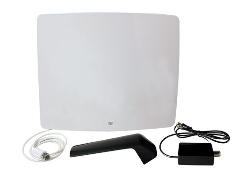 Active Curved HD5 HDTV Antenna, 60 Mile Range
