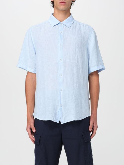Shirt BOSS Men color Sky Blue
