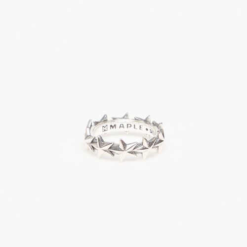 MAPLE Star Ring Medium Silver