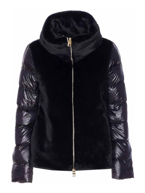 Black Bomber With Zip Closure