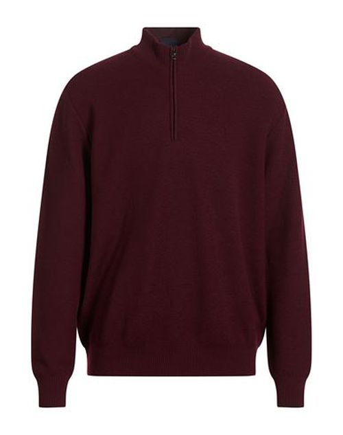 Man Sweater Burgundy Size XXL Virgin Wool