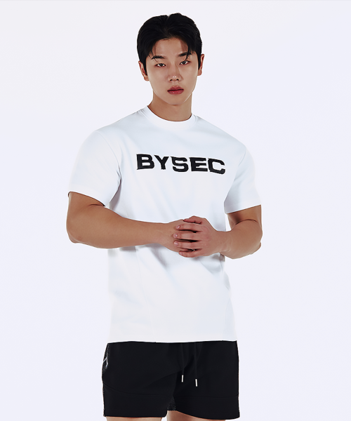Perfect special cotton big logo muscle fit short sleeve t-shirt