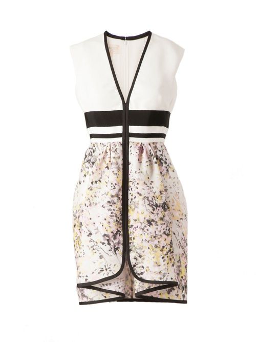 Skirt ruffle sleeveless dress - White