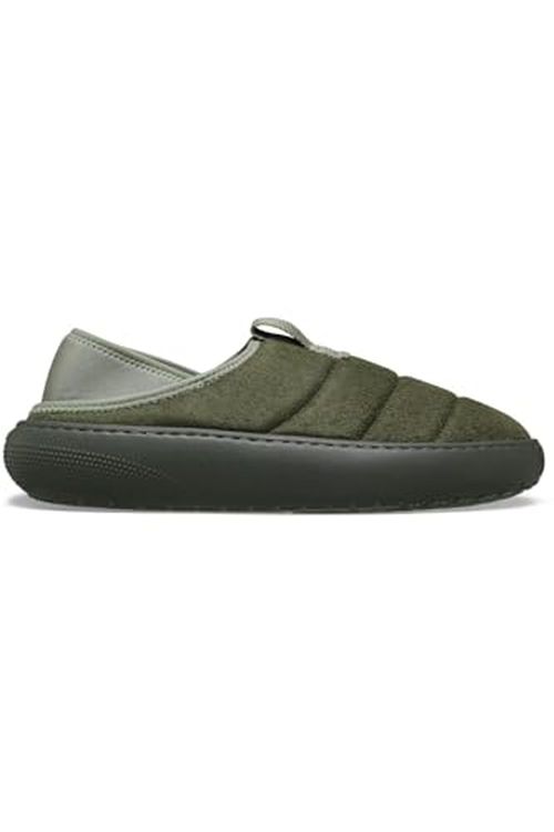 Crocs Unisex Classic Puff Moc Black Suede Men 