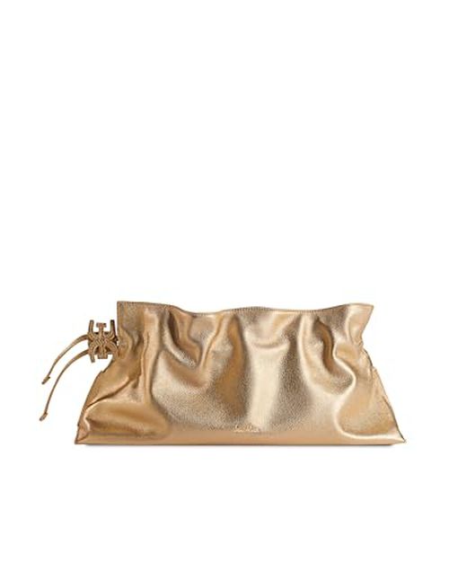 Sam Edelman Poppy Oversized Clutch Soft Gold