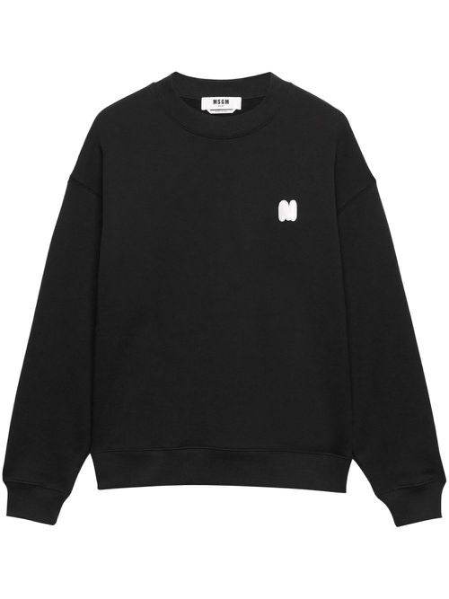 Logo patch sweatshirt - Black