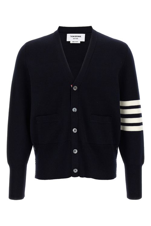 '4-Bar' Wool Cardigan