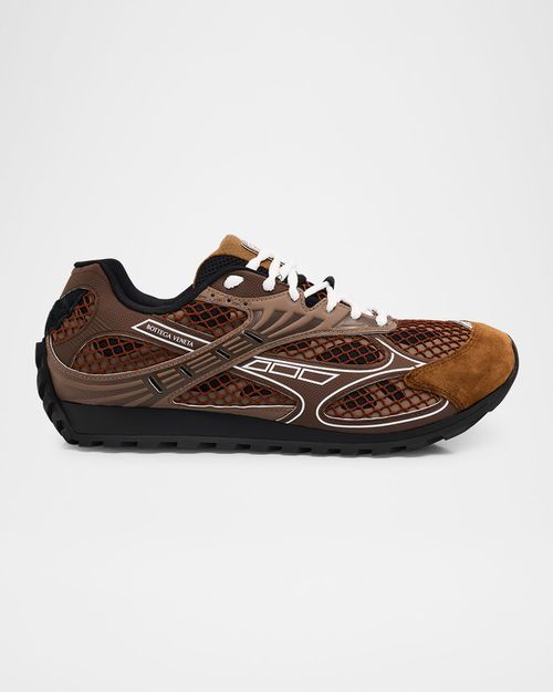 Men's Orbit Technical Fishnet Runner Sneakers