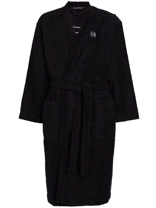 Ikon bath robe - Black
