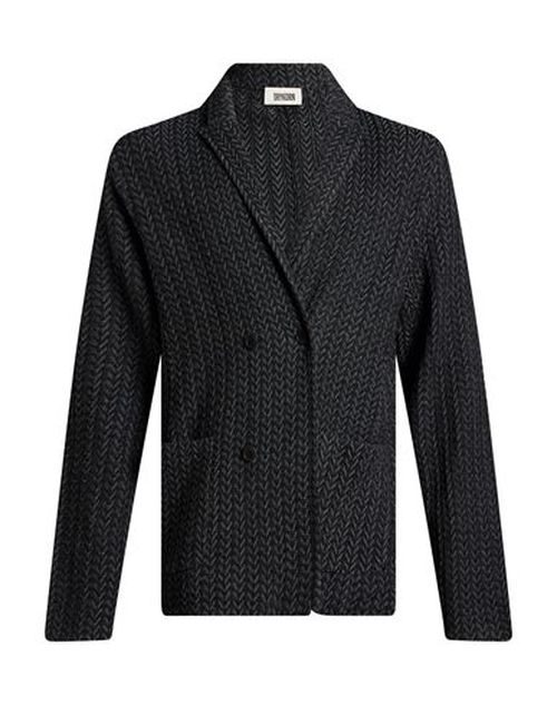 Man Blazer Charcoal Size XL Wool, Polyacrylic