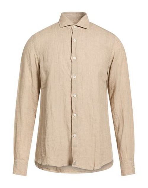 Man Shirt Beige Size 15 ½ Linen