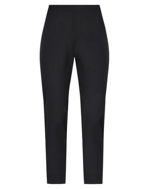 Woman Pants Black Size 6 Virgin Wool, Polyamide, Elastane
