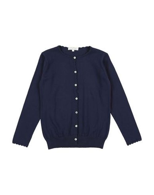 M. ferrari Kid Girl Cardigan Navy Size 10 Cotton