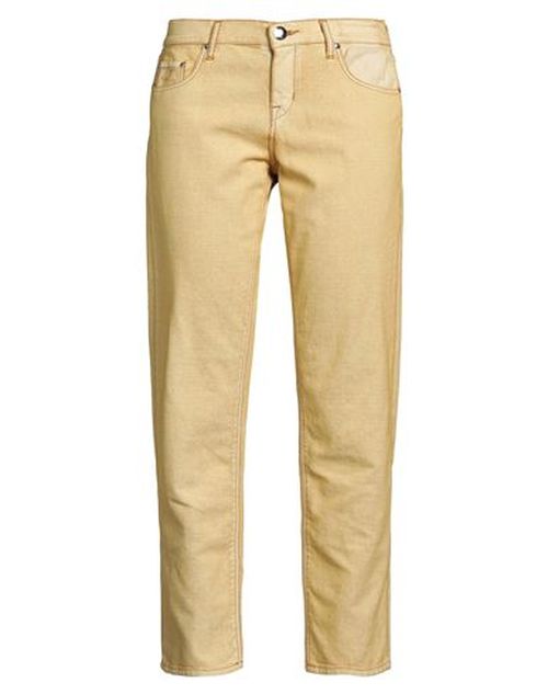 Jacob Cohёn Woman Pants Yellow Size 27 Cotton, Resin, Elastane