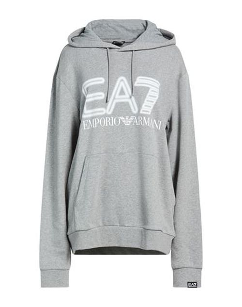 Woman Sweatshirt Light grey Size 4XL Cotton