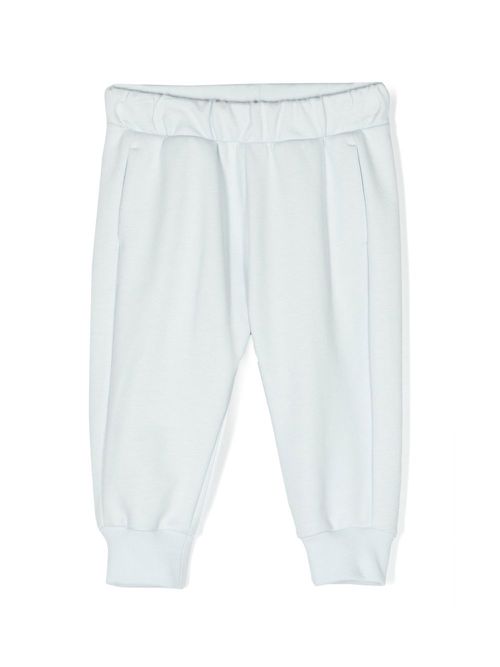 Monogram-print track pants - Blue