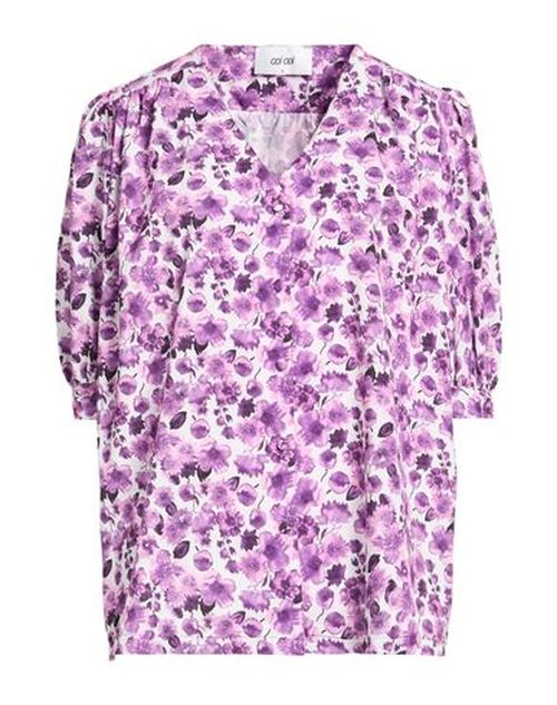 Odì Odì Woman Top Purple Size S Polyester, Elastane