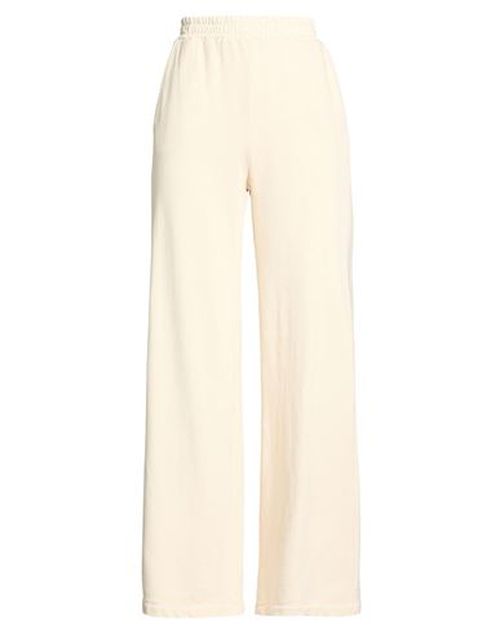 Woman Pants Cream Size S Cotton