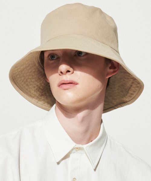 UNISEX OVERSIZED BUCKET HAT BEIGE 