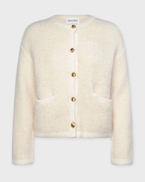 Malina Cardigan Carly Wool Blend Vanilla