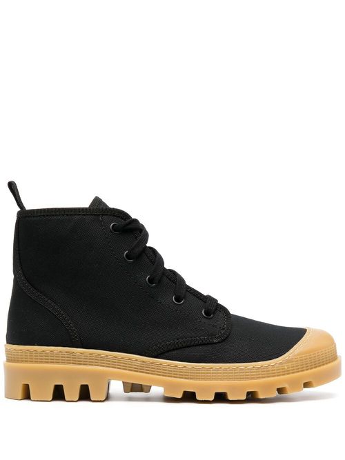 Perni lace-up boots - 06A1 BLACK
