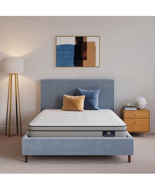 "Closeout! Flowering Cherry 8"" Plush Euro-Top Mattress - Queen"