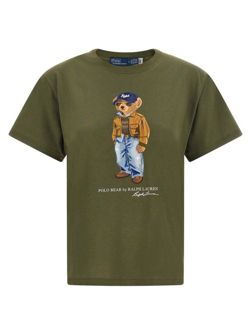 Green Graphic Crew Neck T-Shirt
