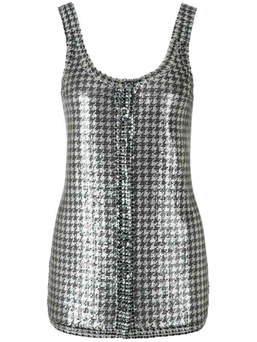 Metallic tank top - Silver