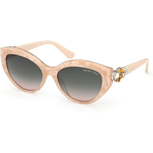 Guess by Marciano Mujer Guess by Marciano GM00033 59B Gafas de sol Acetato Beige Fumar Cat Eye Norma