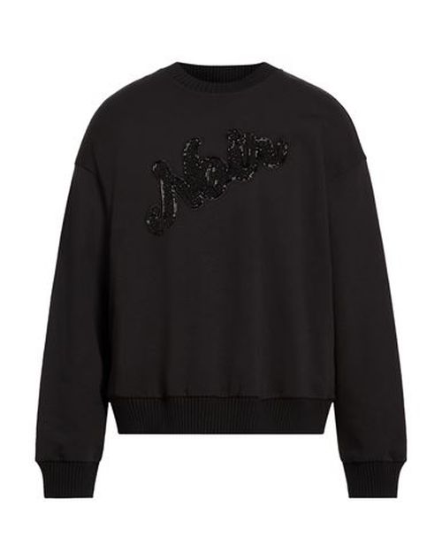 Man Sweatshirt Black Size L Cotton