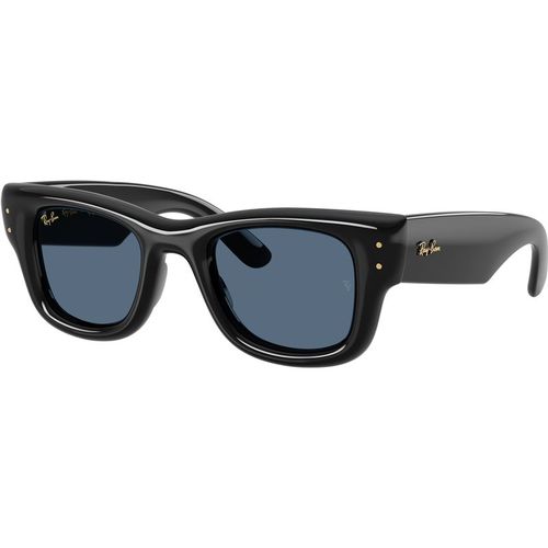 Ray - Ban Unisex Ray - Ban A$AP Rocky RB4940 WAYFARER PUFFER 601/80 Gafas de sol Nylon Negro Azul Cuadrada Norma