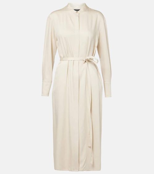 Rosan belted midi dress