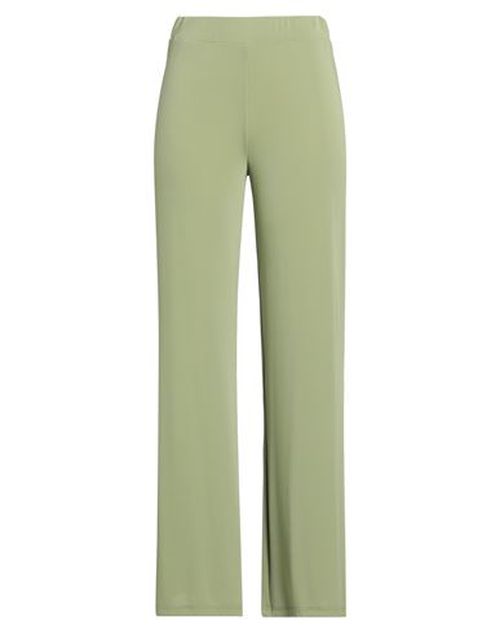 Woman Pants Sage green Size M Polyester, Elastane