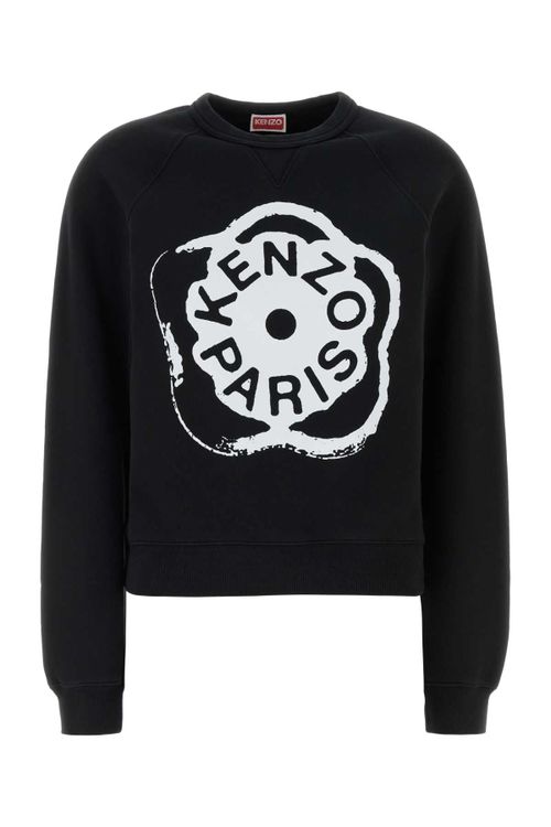 Flower Sweatshirt — Black