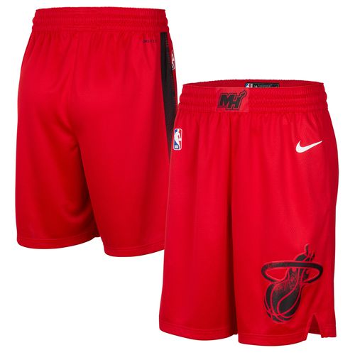 Men's Red Miami Heat 2024/25 City Edition Swingman Shorts