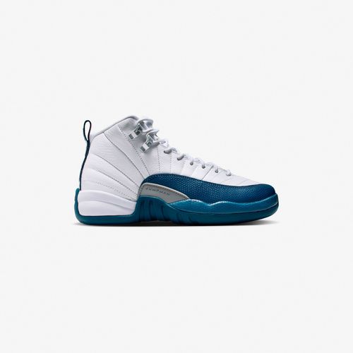 Jordan Air Jordan 12 Retro Big Kids GS - WHITE/FRENCH BLUE-MTLC SILVER-VARSITY RED - unisex - 7Y