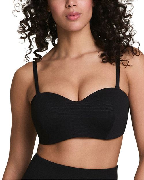 Spanx Pique Bandeau Bikini Top