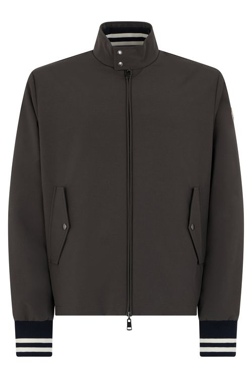 Reversible Padded Bomber Jacket with Ribbed Trim