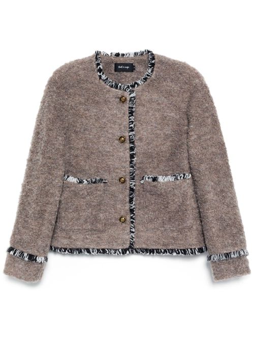 Faux-fur jacket - Brown