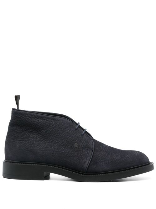 Leather ankle boots - Black