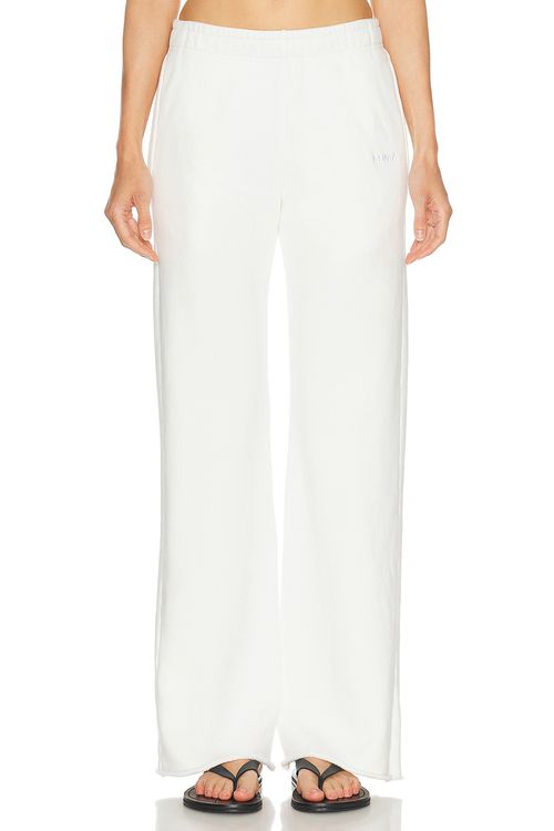LDMA All Day Straight Leg Sweatpant in Cream - Cream. XS also in