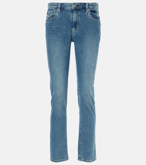 High-rise straight jeans