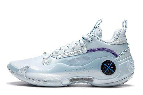 LI-NING WAY of WADE 10 Rainbow Men Basketball Shoes Lining Anti-Slip Professional Shock Absorption Sneakers Sports Shoes White Grey US